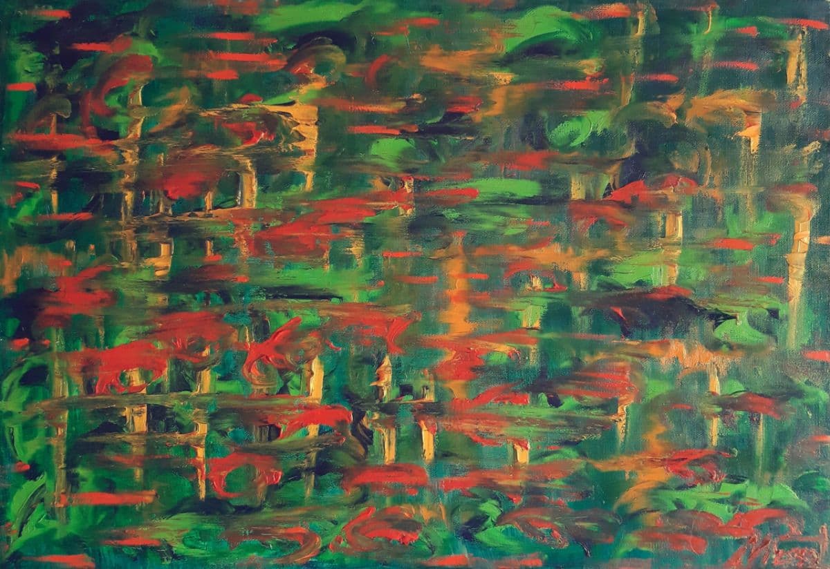 Selva. Óleo sobre lienzo. 73x50 cm